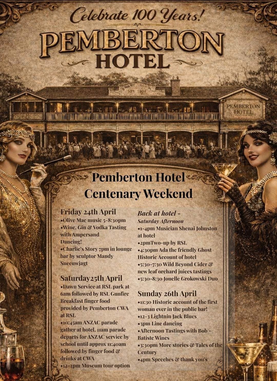 The Pemberton Hotel celebrates 100 years in April 2026