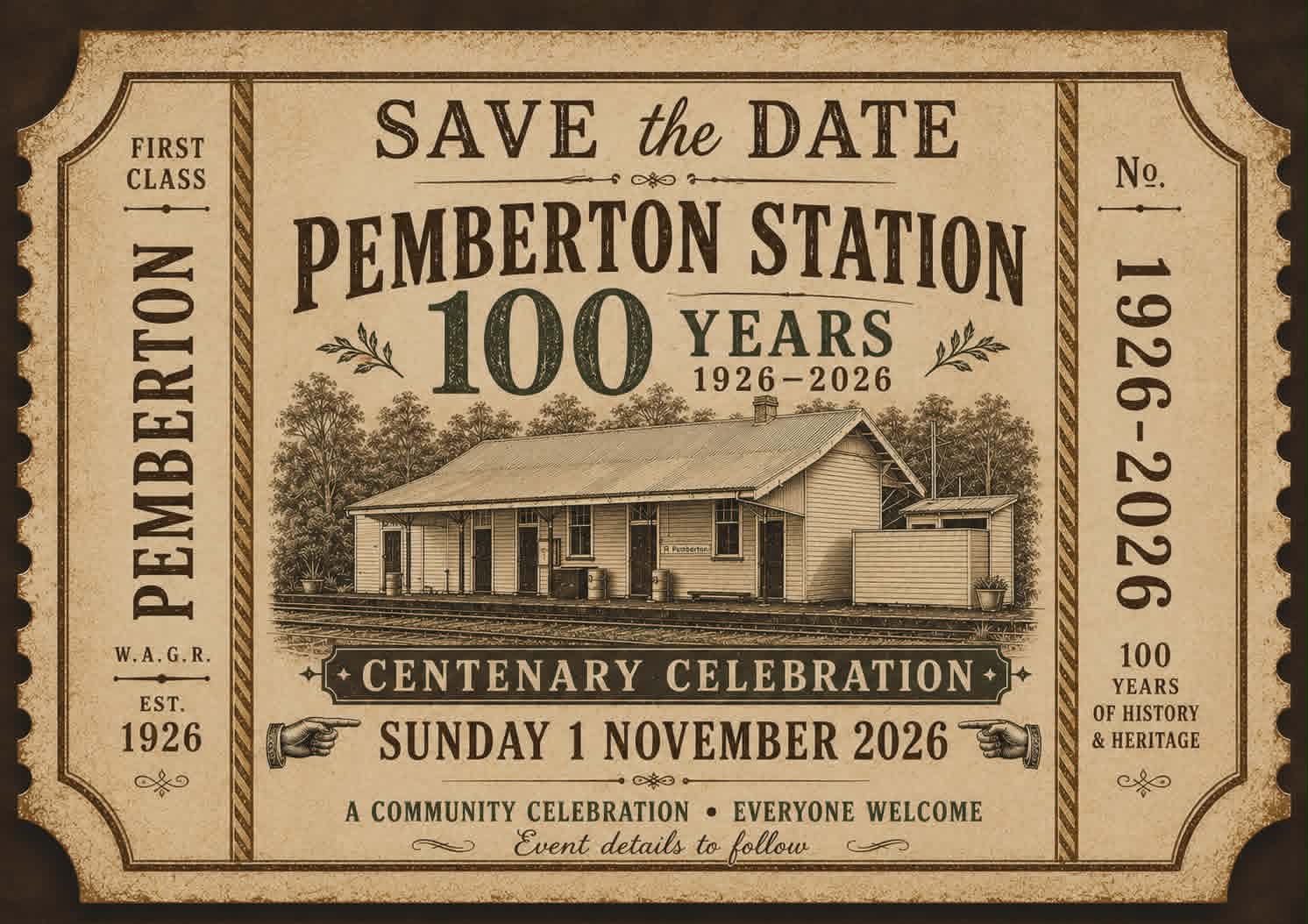 Celebrating 100 Years of the Pemberton Railway Station